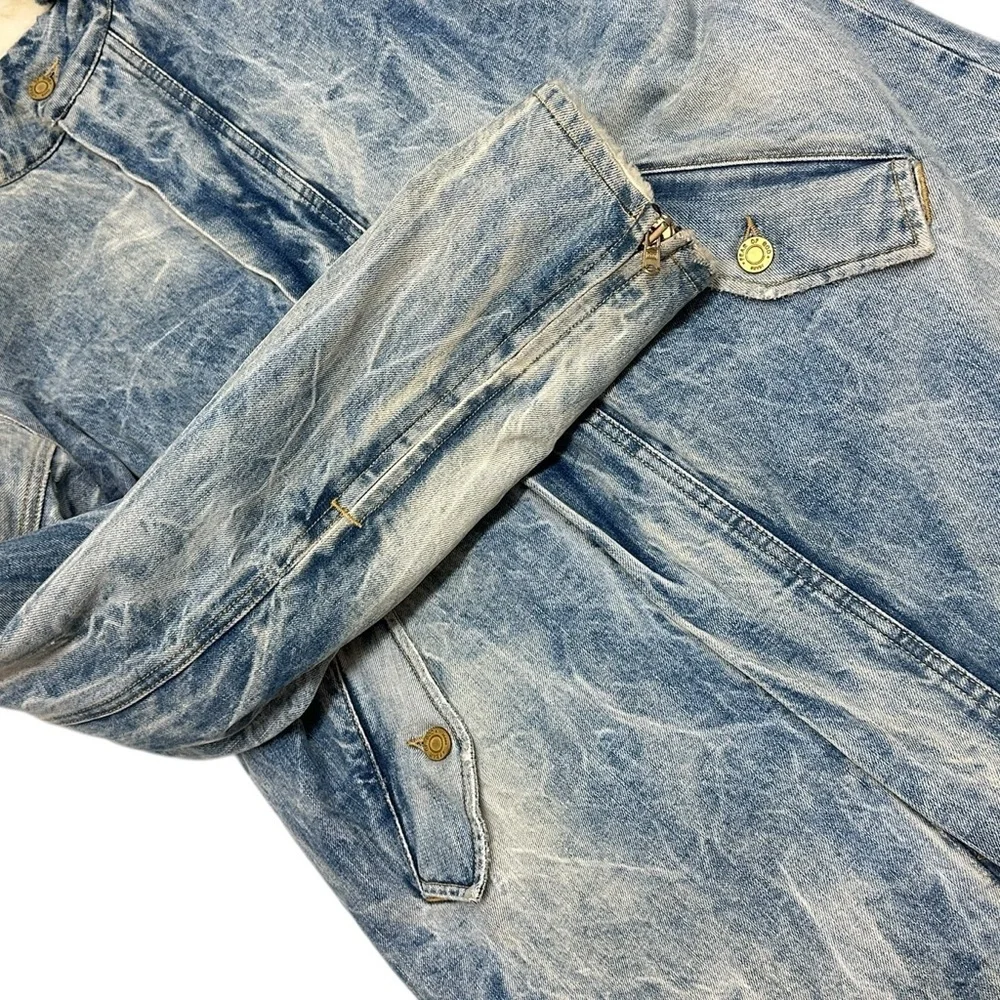 Fear Of God Holy Water Faux Shearling Denim Coat - Picture 8 of 15